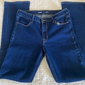Old Navy Women's Dark Blue Boot-cut Jeans